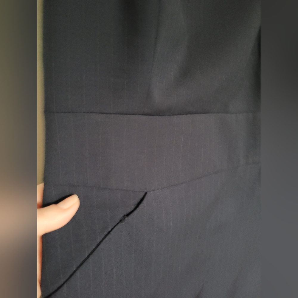 JCrew Sz 6 Navy Sheath Dress - Picture 7 of 8